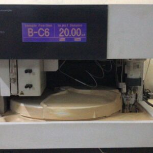 Refurbished Dionex UltiMate 3000 HPLC autosampler for automatic sample injection in laboratory analysis