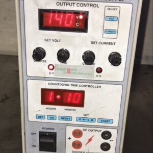 Refurbished electrophoresis power supply used for gel electrophoresis laboratory experiments