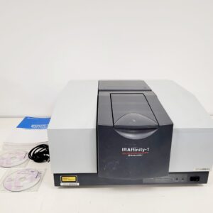 Shimadzu IRAffinity-1 FTIR spectrophotometer for infrared chemical analysis in laboratory