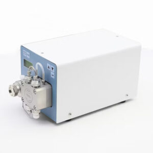 Laboratory digital metering pump front view with flow control system