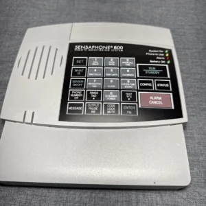 Refurbished Sensaphone 800 remote monitoring system with keypad and alarm indicators